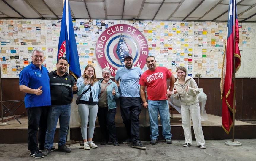 Vista de Radioaficionados Extranjeros