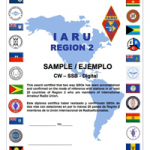 DIPLOMA IARU R2