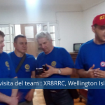 Hemos recibido la visita del team: XR8RRC, Wellington Island  IOTA: SA-032.