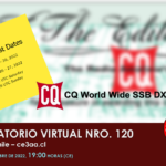 CONVERSATORIO VIRTUAL NRO. 120, MIÉRCOLES 26 OCTUBRE DE 2022, 19:00 HORAS (CE)