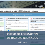 CURSO FORMACION RADIOAFICIONADOS 2025